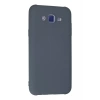 Samsung Galaxy J7 Kılıf Nano içi Kadife Silikon - Gri