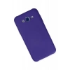 Samsung Galaxy J7 Kılıf Nano içi Kadife Silikon - Mor