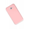 Samsung Galaxy J7 Kılıf Nano içi Kadife Silikon - Pudra