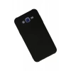 Samsung Galaxy J7 Kılıf Nano içi Kadife Silikon - Siyah