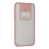 Samsung Galaxy J7 Kılıf Palm Buzlu Kamera Sürgülü Silikon - Pembe