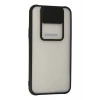 Samsung Galaxy J7 Kılıf Palm Buzlu Kamera Sürgülü Silikon - Siyah