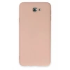 Samsung Galaxy J7 Prime Kılıf Nano içi Kadife Silikon - Pudra