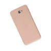 Samsung Galaxy J7 Prime Kılıf Nano içi Kadife Silikon - Pudra