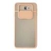 Samsung Galaxy J7 Prime Kılıf Palm Buzlu Kamera Sürgülü Silikon - Pembe