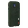 Samsung Galaxy J7 Pro / J730 Kılıf Loop Deri Silikon - Yeşil