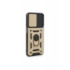 Samsung Galaxy M14 5G Kılıf Pars Lens Yüzüklü Silikon - Gold
