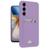 Samsung Galaxy M15 Kelvin Kartvizitli Silikon - Lila