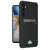 Samsung Galaxy M15 Kelvin Kartvizitli Silikon - Siyah