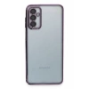 Samsung Galaxy M23 Kılıf Lensli Silikon - Mor