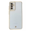 Samsung Galaxy M23 Kılıf Liva Lens Silikon - Beyaz