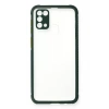 Samsung Galaxy M31 Kılıf Miami Şeffaf Silikon - Koyu Yeşil