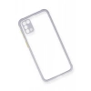 Samsung Galaxy M31 Kılıf Miami Şeffaf Silikon - Lila