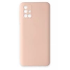 Samsung Galaxy M31S Kılıf Nano içi Kadife Silikon - Pudra