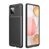 Samsung Galaxy M33 Kılıf Auto Focus Karbon Kapak - Siyah