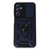 Samsung Galaxy M34 5G Kılıf Pars Lens Yüzüklü Silikon - Lacivert