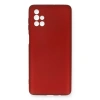 Samsung Galaxy M51 Kılıf First Silikon - Bordo