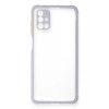 Samsung Galaxy M51 Kılıf Miami Şeffaf Silikon - Lila