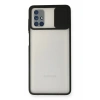 Samsung Galaxy M51 Kılıf Palm Buzlu Kamera Sürgülü Silikon - Siyah