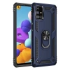 Samsung Galaxy M51 Kılıf Sofya Yüzüklü Silikon Kapak - Lacivert