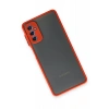 Samsung Galaxy M52 5G Kılıf Montreal Silikon Kapak - Kırmızı