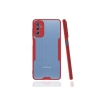 Samsung Galaxy M52 5G Kılıf Platin Silikon - Kırmızı