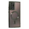 Samsung Galaxy Note 20 Ultra Kılıf Kross Magneticsafe Kapak - Koyu Yeşil