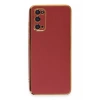 Samsung Galaxy S20 Kılıf Volet Silikon - Kırmızı