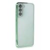 Samsung Galaxy S21 FE Kılıf Lensli Silikon - Yeşil