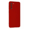 Samsung Galaxy S21 Kılıf Nano içi Kadife Silikon - Kırmızı