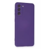 Samsung Galaxy S21 Kılıf Nano içi Kadife Silikon - Mor