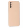 Samsung Galaxy S21 Kılıf Nano içi Kadife Silikon - Pudra