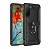 Samsung Galaxy S21 Kılıf Sofya Yüzüklü Silikon Kapak - Siyah