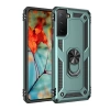Samsung Galaxy S21 Kılıf Sofya Yüzüklü Silikon Kapak - Yeşil
