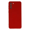 Samsung Galaxy S21 Plus Kılıf Nano içi Kadife Silikon - Kırmızı