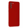 Samsung Galaxy S21 Plus Kılıf Nano içi Kadife Silikon - Kırmızı