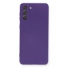 Samsung Galaxy S21 Plus Kılıf Nano içi Kadife Silikon - Mor
