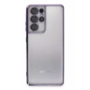 Samsung Galaxy S21 Ultra Kılıf Lensli Silikon - Mor
