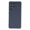Samsung Galaxy S21 Ultra Kılıf Nano içi Kadife Silikon - Gri