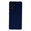 Samsung Galaxy S21 Ultra Kılıf Nano içi Kadife Silikon - Lacivert