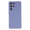 Samsung Galaxy S21 Ultra Kılıf Nano içi Kadife Silikon - Lila