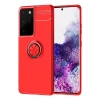 Samsung Galaxy S21 Ultra Kılıf Range Yüzüklü Silikon - Kırmızı