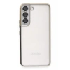 Samsung Galaxy S22 Kılıf Lensli Silikon - Gold