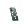 Samsung Galaxy S22 Kılıf Magneticsafe Şeffaf Silikon - Şeffaf