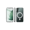 Samsung Galaxy S22 Kılıf Magneticsafe Şeffaf Silikon - Şeffaf