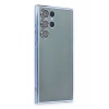 Samsung Galaxy S22 Ultra Kılıf Lensli Silikon - Açık Mavi