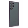 Samsung Galaxy S22 Ultra Kılıf Lensli Silikon - Mor