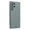 Samsung Galaxy S22 Ultra Kılıf Lensli Silikon - Yeşil
