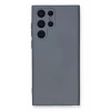 Samsung Galaxy S22 Ultra Kılıf Nano içi Kadife Silikon - Gri