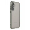 Samsung Galaxy S23 FE Kılıf Lensli Silikon - Gümüş